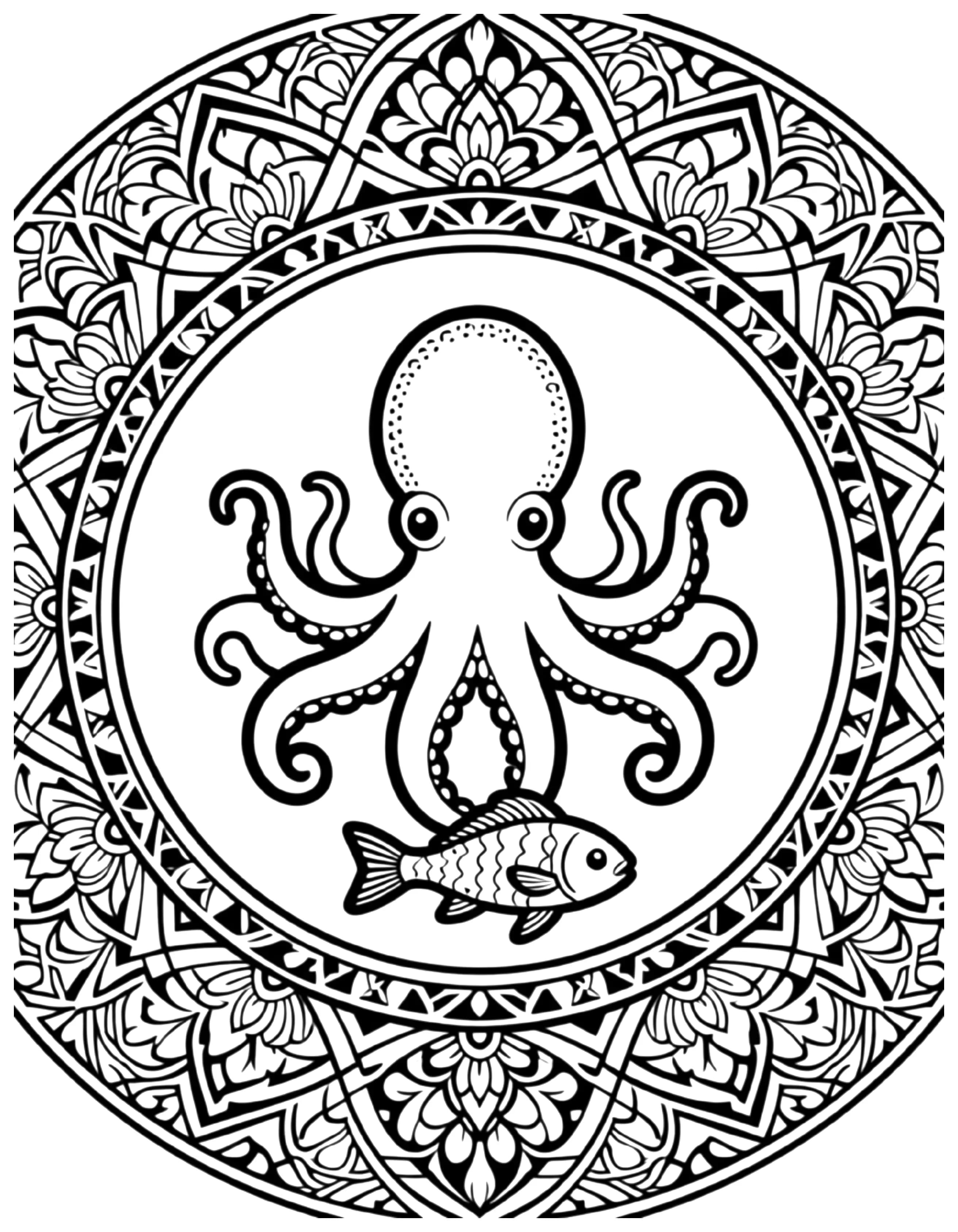 Mandala art style sample