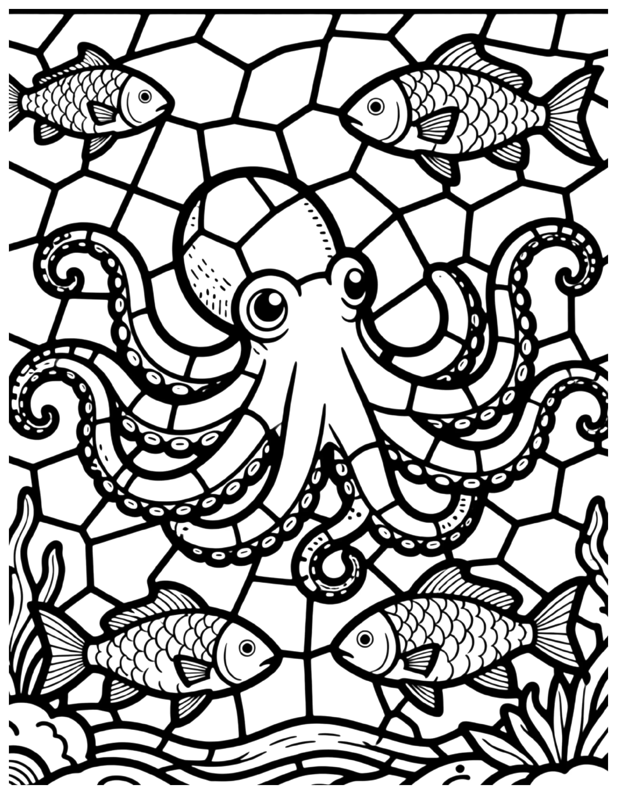 Stained Glass art style sample