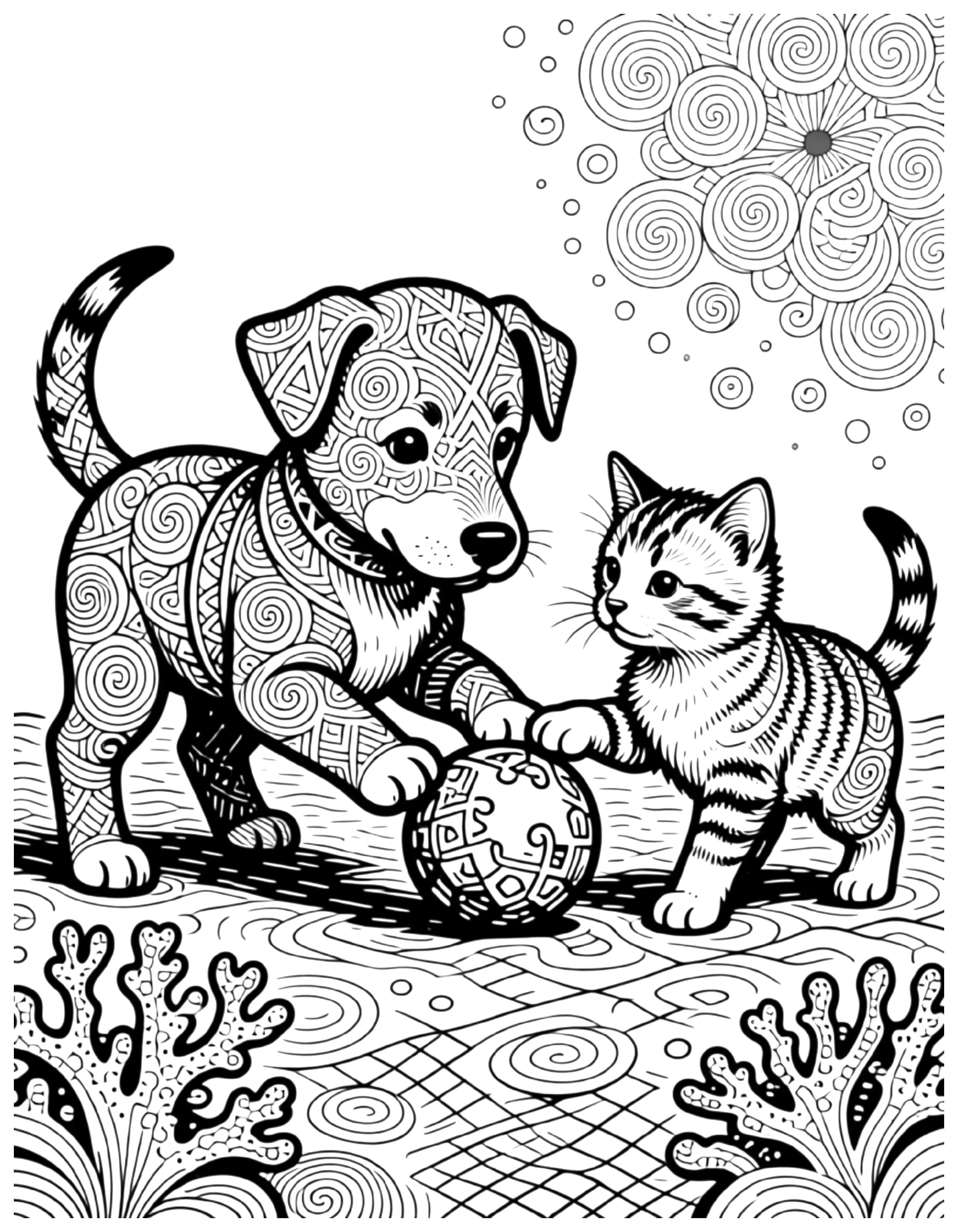 Zentangle alternate art style sample