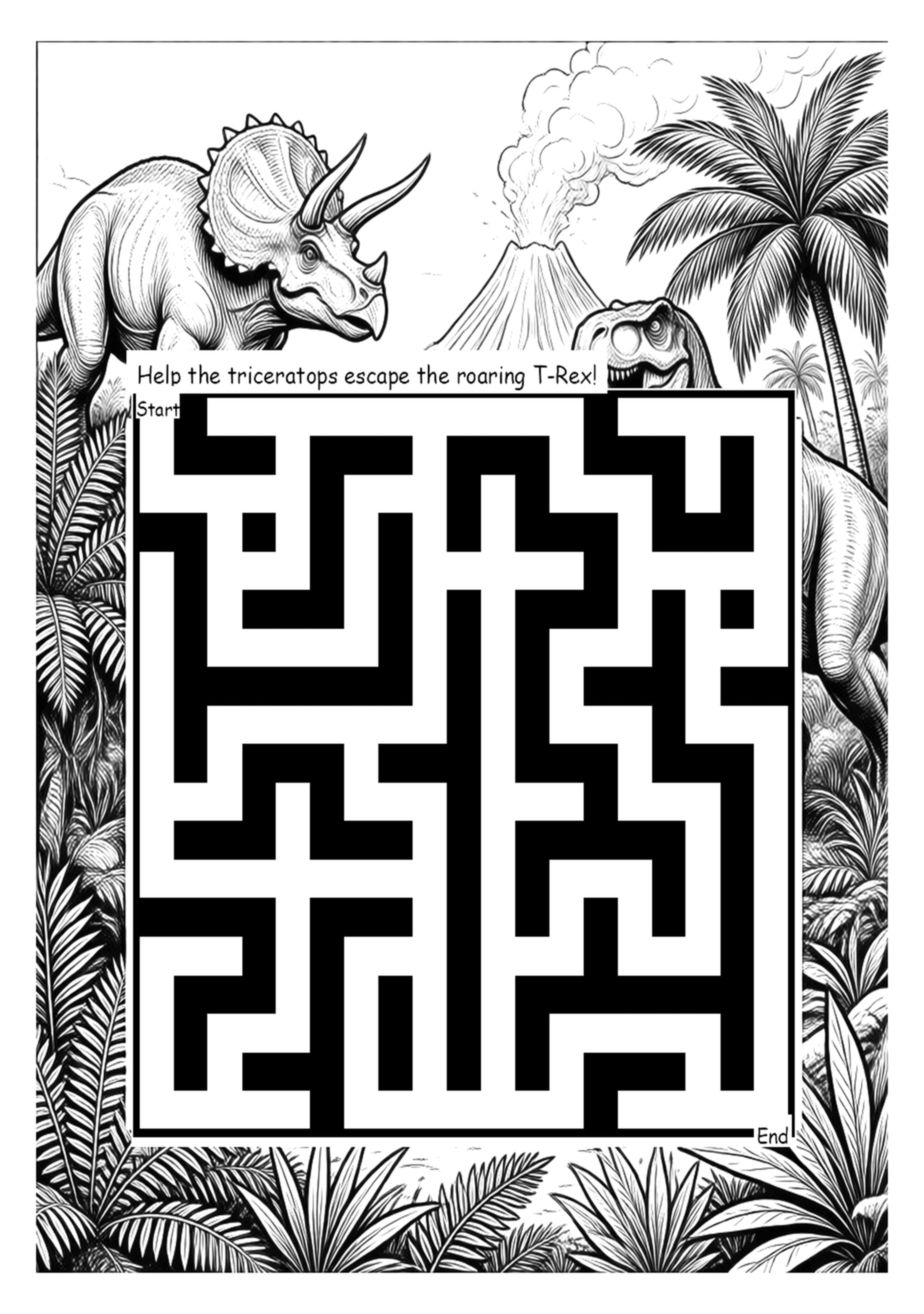 Maze puzzle sample
